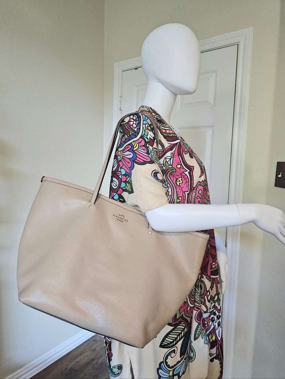 Coach City Pebble Leather Tote